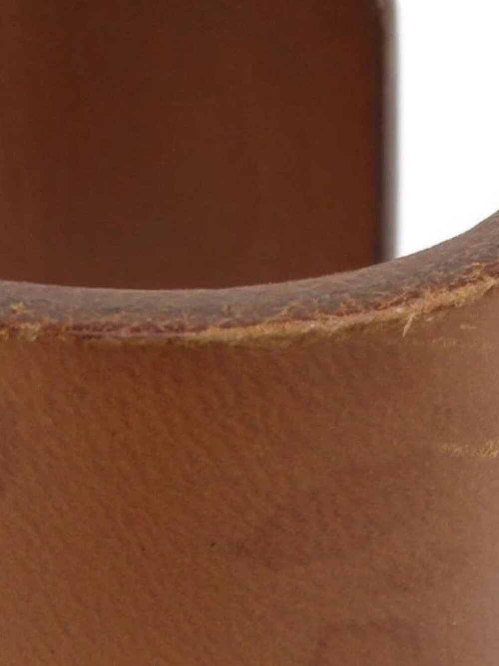 Auth FENDI Bangle Bracelet Brown/Gold Leather/Metal - e61919j - Picture 9 of 12